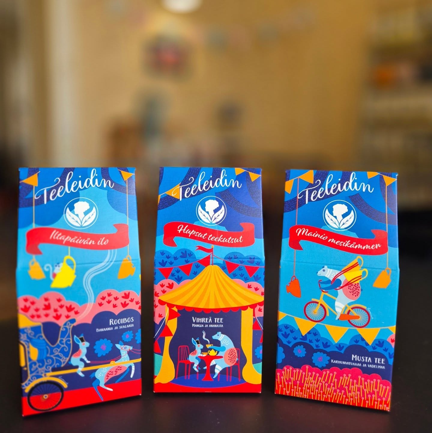 HUPSUT TEEKUTSUT – Vihreä tee mango & ananas 60 g