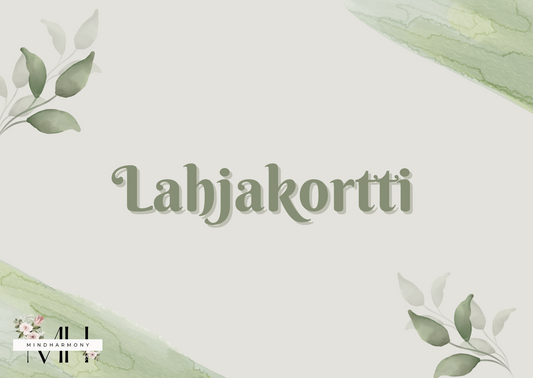 MINDHARMONY LAHJAKORTTI