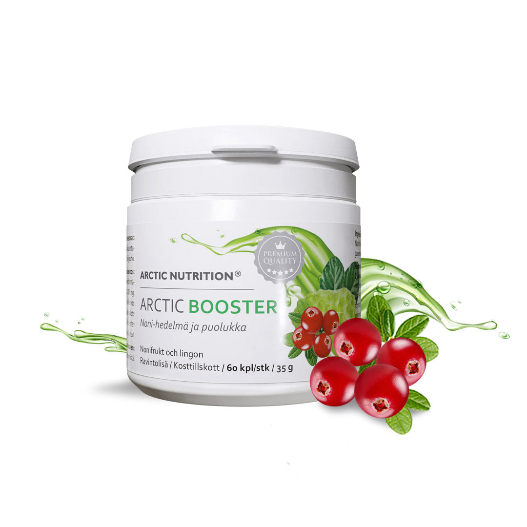 ARCTIC BOOSTER Noni-hedelmä/puolukka