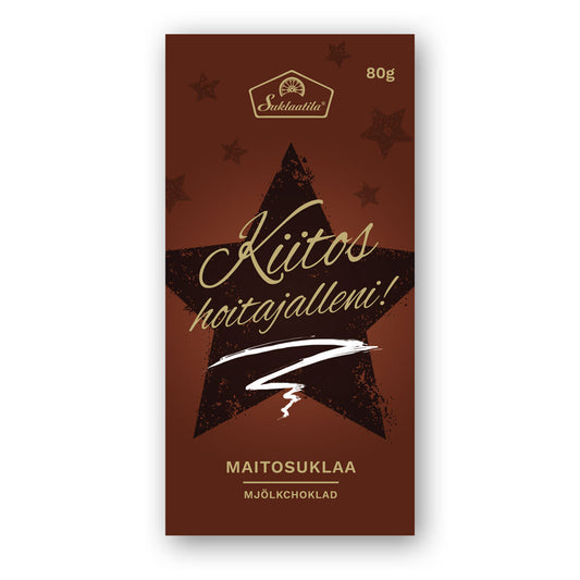 KIITOS HOITAJALLENI - Suklaatilan lahjasuklaa - 3 vaihtoehtoa