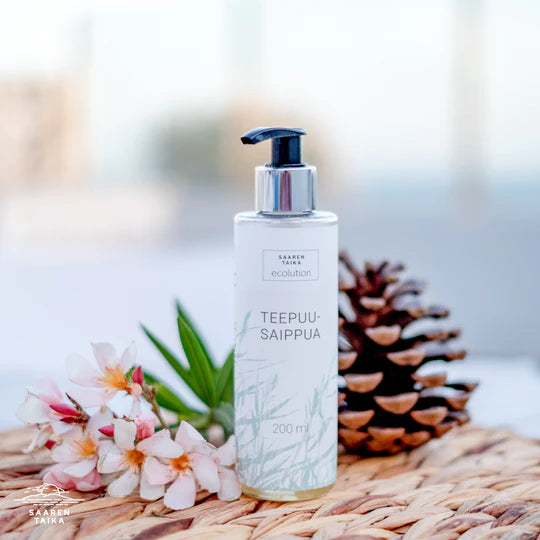 NESTEMÄINEN TEEPUUSAIPPUA 200 ml - ongelmaiholle