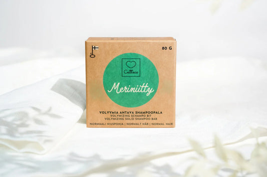 CATTECO MERINIITTY SHAMPOOPALA 80 G – normaaleille ja kuiville hiuksille