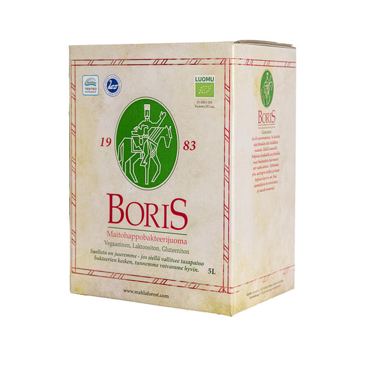 BORIS-JUOMA 5L – Luomu maitohappobakteerijuoma vatsalle