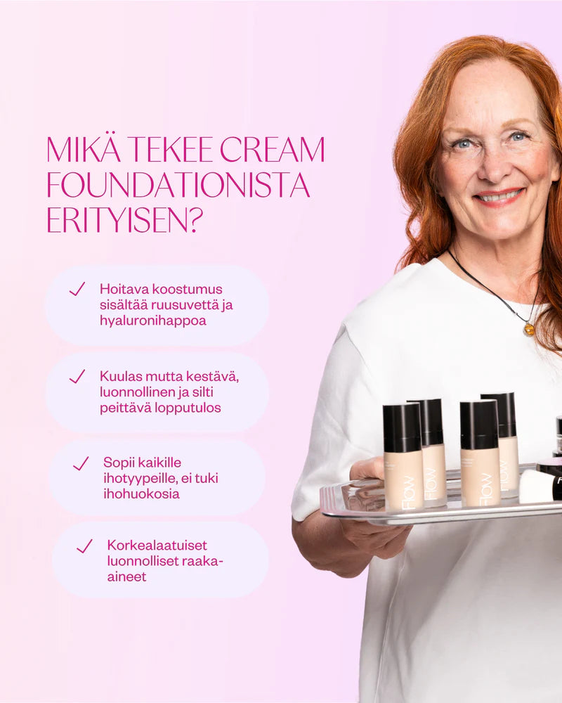 CREAM FOUNDATION – Medium to Full Coverage 30 ML