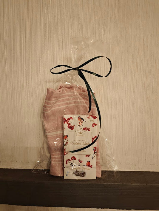 Aamu Hamam Hiusturbaani-suklaalahjasetti