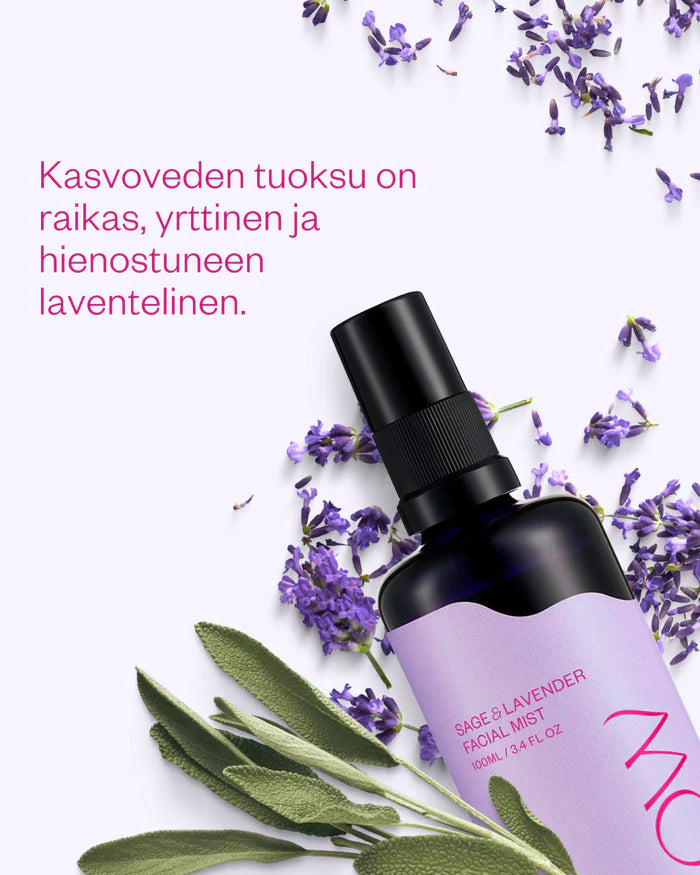 SAGE & LAVENDER FACIAL MIST 100 ml - tasapainottava kasvovesi rasvoittuvalle iholle