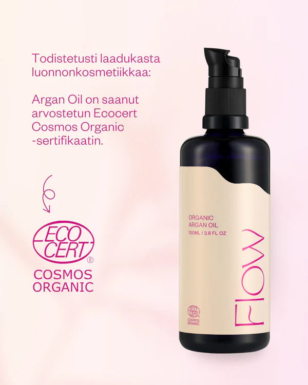 ARGAN  OIL IHONHOITOÖLJY kasvoille, vartalolle ja hiuksille 100 ml