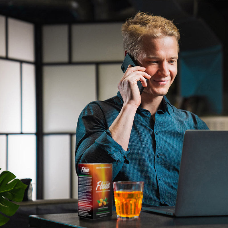 FLOW ENERGIAJUOMA Tyrnimarja 7 x 20 g – Luonnollinen energiajuomatiiviste