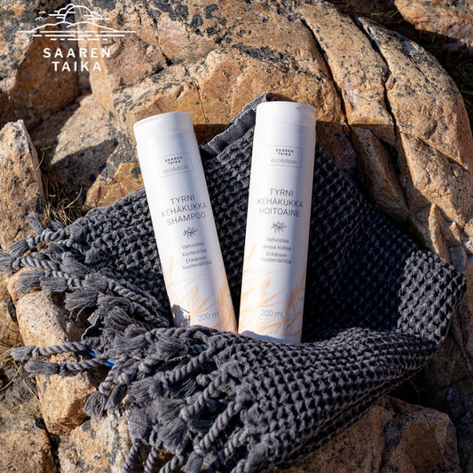 TYRNI KEHÄKUKKA SHAMPOO 200 ml - luonnollinen puhdistus ja vahvistus hiuksille