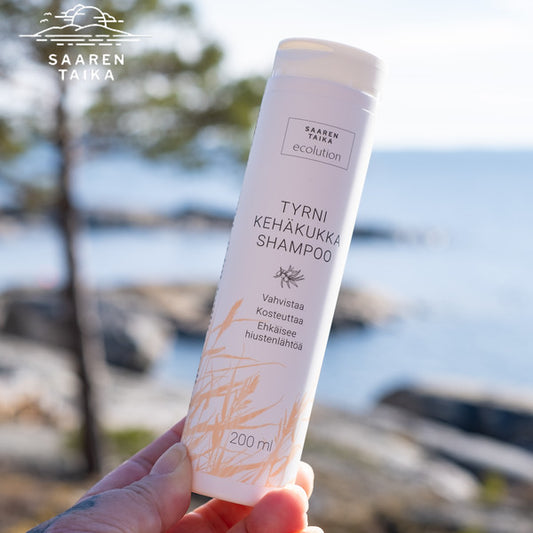 TYRNI KEHÄKUKKA SHAMPOO 200 ml - luonnollinen puhdistus ja vahvistus hiuksille