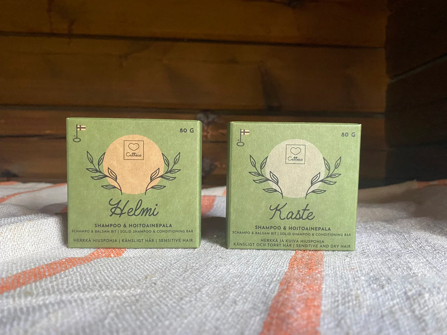 KASTE SHAMPOO & HOITOAINEPALA 80 g – Ravitseva all-in-one kuivalle hiuspohjalle