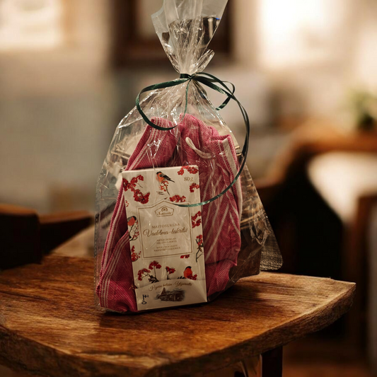 AAMU HAMAM Hiusturbaani-suklaalahjasetti