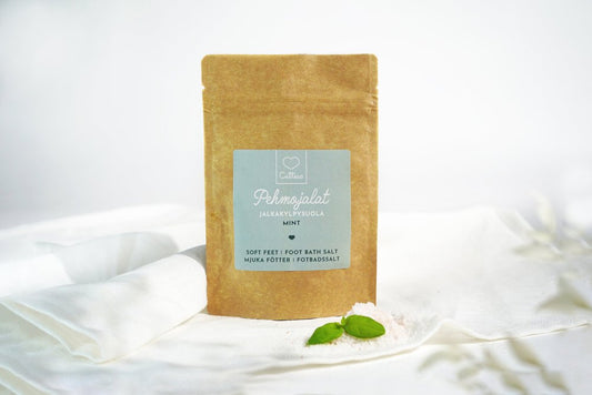 PEHMOJALAT MINTTU -Jalkakylpysuola 150 g