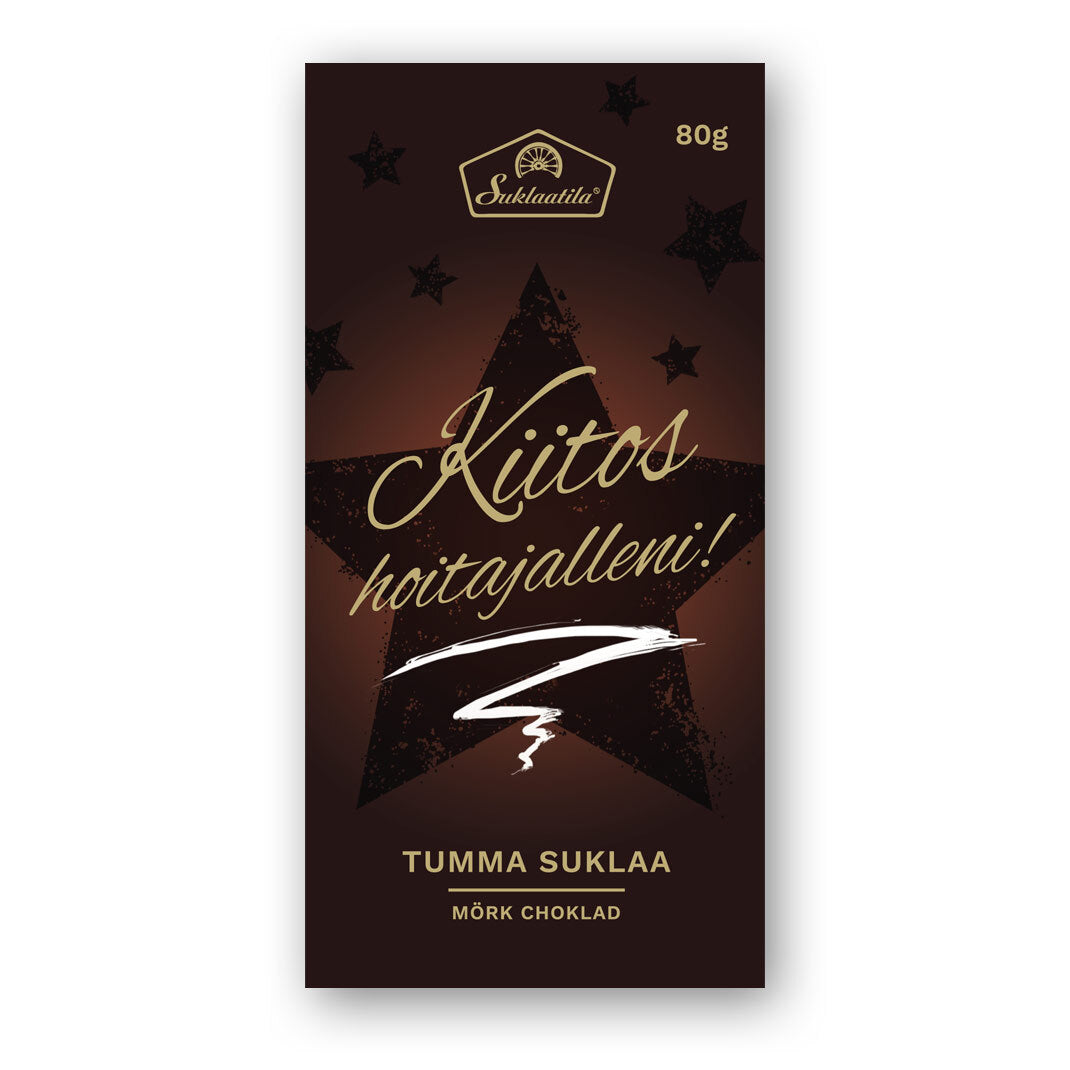 KIITOS HOITAJALLENI - Suklaatilan lahjasuklaa - 3 vaihtoehtoa