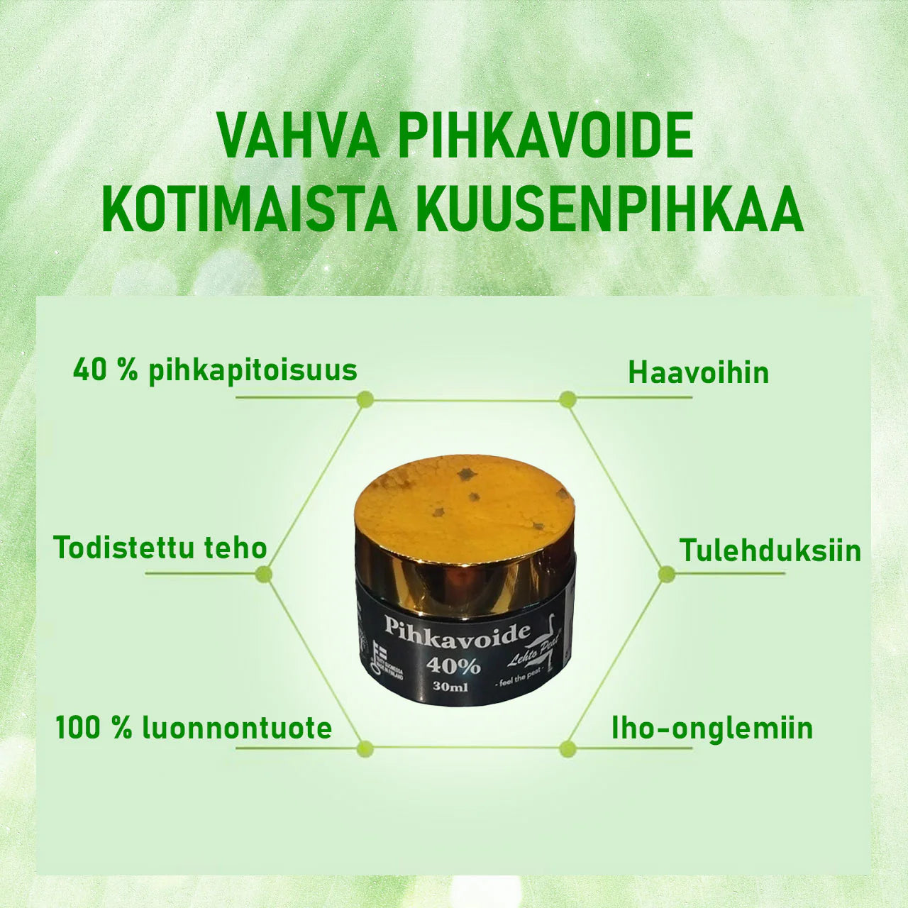 PIHKAVOIDE 30 ml - Pihkapitoisuus 40 %