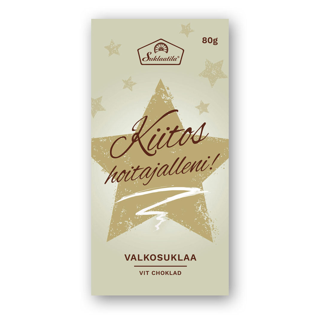 KIITOS HOITAJALLENI - Suklaatilan lahjasuklaa - 3 vaihtoehtoa